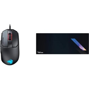 Roccat Kain 120 AIMO RGB 게임용 마우스 패드 세트, 옵션1, 기본, 1개