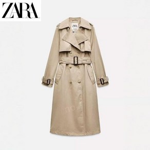 ZARA 자라 여성 2025 봄 트렌치코트 클래식 긴 바람막이