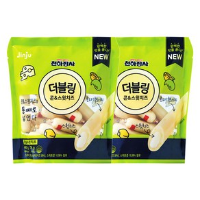 진주햄 천하장사 더블링 콘&스윗치즈, 400g, 2개