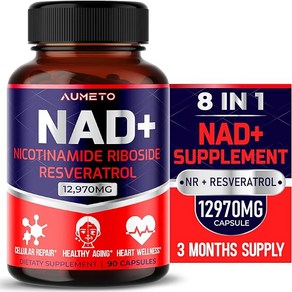 Tue NAD Nicotinamide Rejuvenato 260 mg 60 Capsules, 60정, 1개