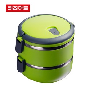 키친아트 런치박스 원형 2단, 본상품선택, 1개