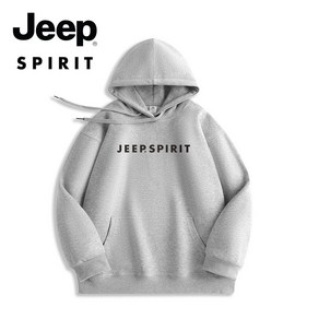 JEEP SPIRIT 남성 긴팔 후드 티셔츠 봄 가을 캐주얼 패션 JPHJ26AHM01-2