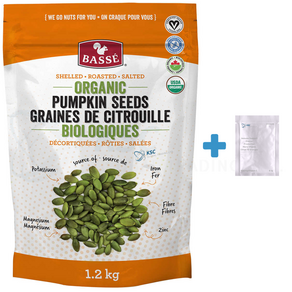 캐나다 유기농 호박씨 견과류 1.2kg+멀비비타민 1개 캐나다 직배송 Basse oganic pumpkin seed, 1.2kg