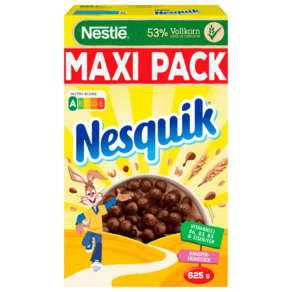 네슬레 Nestle 네스퀵 시리얼 크런치 블렉퍼스트 맥시팩, 625g, 1개