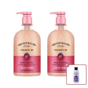 벨먼 스파 수분광채 바디워시 600ml 3종 택 1, 블랙로즈600ml 2개 + 200ml1개(자스민), 2개