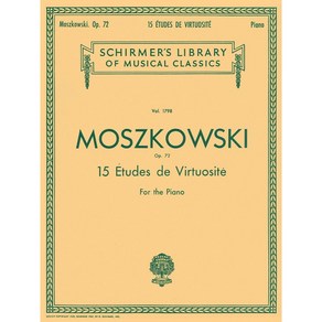 Moszkowski 15 Etudes De Vituosite op. 72 모슈코프스키 15개의 피아노 연습곡 [50261830]