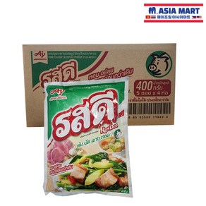 AJINOMOTO 태국 돼지고기 조미료 로띠무 400G 20개입