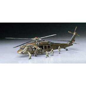 Hasegawa 하세가와 UH-60A 블랙호크 [1/72 스케일 프라모델], 단일, 1개