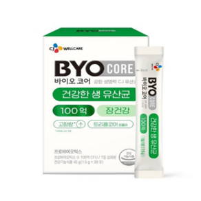 바이오코어 건강한 생유산균 100억 30캡슐(1개월), 1.5g, 120개