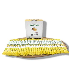 그대로 갈아만든 유자청 유자차 유자 스틱 과일청 잼 차 샐러드 42g x 30pcs