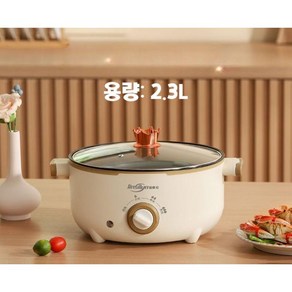 전기 전골냄비 샤브샤브 라면 찜요리 멀티쿠커 다용도 휴대용 냄비 3.8L, A. 멀티쿠커 22cm(2.3L)