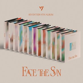 [개봉앨범 포토카드 없음 ] 세븐틴 (SEVENTEEN) - 미니9집 [Face the Sun] CARRAT 버젼 포스트카드 포스터 미포함