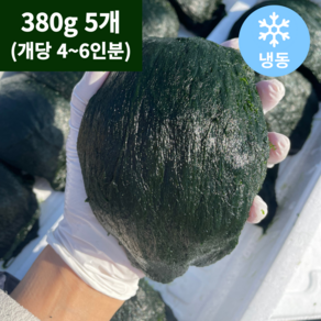 아빠매생이 장흥 내저 찰 햇매생이 생산자직배송 진공포장, 380g, 5개