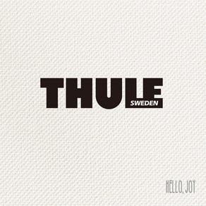 툴레 thule 스티커 10cm