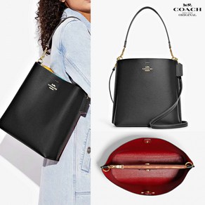 코치 몰리 레더 버킷백 CA214 Mollie Leathe Bucket Bag