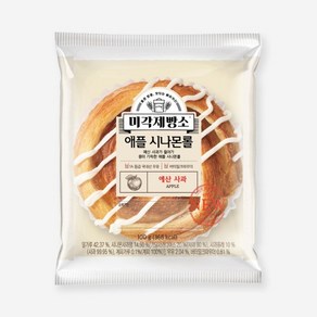 삼립 간식 빵 미각제빵소 애플 시나몬롤, 6개, 100g