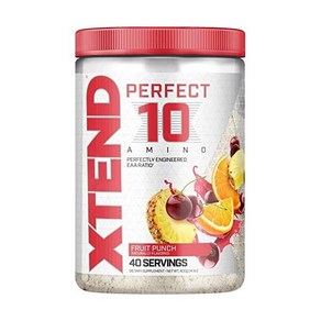 엑스텐드 퍼펙트 10 아미노 EAA 파우더 프루츠 펀치 400g Scivation