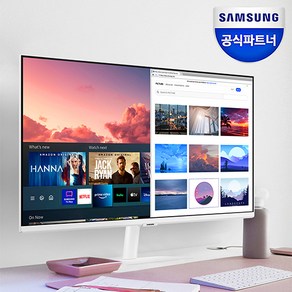 삼성전자 스마트모니터 M7 UHD 4K 32인치 DeX IoT SmatThings 미러링 넷플릭스 유튜브 / 블랙 화이트, 80cm, 1. S32BM700 블랙