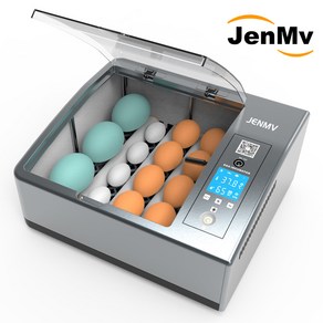 JENMV 병아리 부화기 스마트 계란 병아리 부화기 자동 회전 조류 계란 달걀 메추리 부화 6란/9란/12란/16란/24란/30란/36란