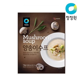 청정원 양송이수프 1kg/양송이스프, 1kg, 1개