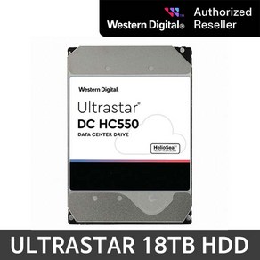 공식판매원 WD Ultasta DC HC550 18TB HDD SATA3 무상 AS 5년