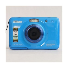 니콘 COOLPIX S30 10.1MP 디지털 카메라 블루, 1개