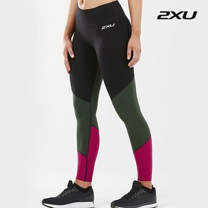 [2XU] 여성 피트니스 미드라이즈 컴프레션 레깅스_XULF273HPK