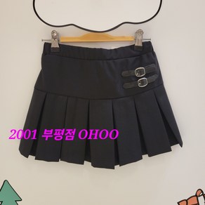 오후 부평점 24'FW 코디하기 좋은 기본##여아 친구들 아이템 블랙 비죠 스커트