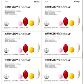 [덴프스] [NEW][최유라쇼 단독] 트루바이타민 Choice 6박스, 55.2g, 6개
