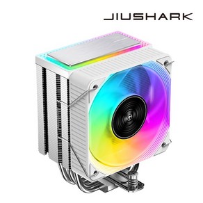 지우샥 JIUSHARK JF100RS Cystal ARGB (WHITE) CPU쿨러 (정품) 당일발송, 1개