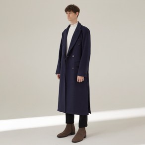 Extra Long Double Tim Coat (네이비)