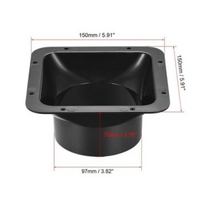 ABS 덕트 팬 커넥터 벽 범위 후드 플랜지 어댑터 공기 환기 호스 벤트 하드웨어 100mm 150mm, 1개