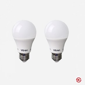 KS 비츠온 LED 전구 10W, 주백색, 2개