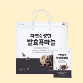 휴럼 자연숙성한발효흑마늘세트 50ml*24포 * 2개, 48개, 50ml