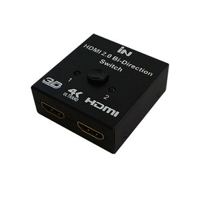 인네트 HDMI 2.0 양방향 2:1 모니터 선택기 IN-HSW21