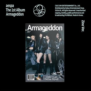 [aespa] 에스파 1집 진 버전 / Amageddon / [Zine Ve.] / 포토카드2종+엽서3종+접지포스터+스티커2종+포토북+커버