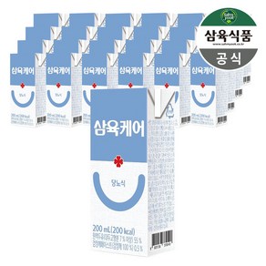 삼육 케어푸드 당뇨식 당뇨환자용 200ml x 24팩, 24개