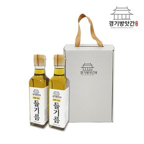 경기방앗간 저온압착방식 방앗간 국산 통깨 진한 참기름 들기름 300ml 세트(국산), 3.국산 들들기름세트, 1세트