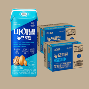 대상웰라이프 마이밀 마시는 뉴프로틴 오리지널 190ml 30팩+30팩 단백질 음료, 본품 2박스