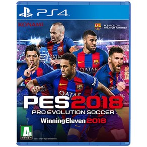 PS4 PES 2018(위닝일레븐) 한국 정발 중고품