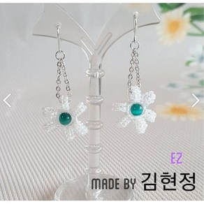 mini flowe 체인 귀걸이