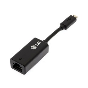 LG전자 Mico 5pin USB to LAN 랜젠더 블랙