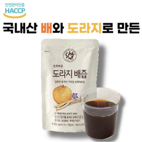 (초록마을) 도라지배즙(100mLx20입), 2L, 1개