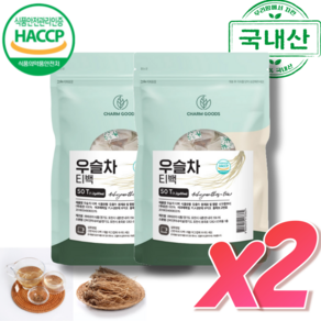 HACCP 국산 우슬차 50티백, 60g, 50개입, 2개