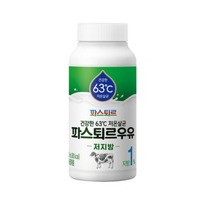 파스퇴르 저온살균 저지방우유 180ml, 16개