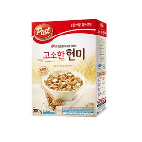 포스트 고소한 현미 300g 시리얼, 1개