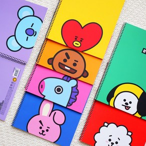 BT21 스프링중고등노트 캐릭터 방탄