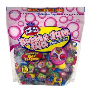 Dubble Bubble Bubble Gum Fun Favoites Mix Indivi Dubble Bubble Bubble Gum Fun Favoites Mix 개별 포장, 1개, 765g