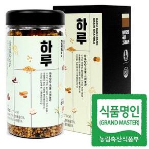 강봉석명인 하루당당 곡물 그래놀라 280g/현미 귀리 보리 마카다미아 아몬드 호두 캐슈넛 피칸/곡물 5종 견과 7종 함유, 1개, 280g