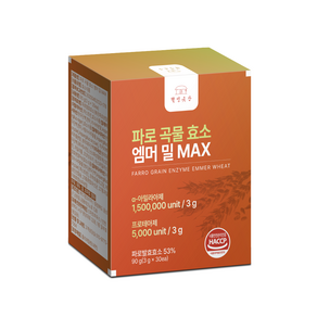 웰빙곳간 파로 곡물 효소 엠머밀 MAX 30포, 1개, 90g